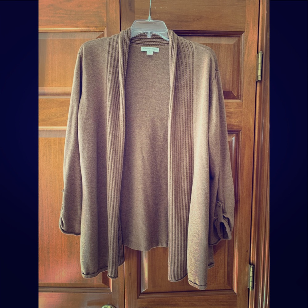 Coldwater Creek Open-Front Cardigan XL